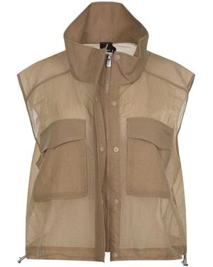 Pinko 'Accordion' Vest - Brown