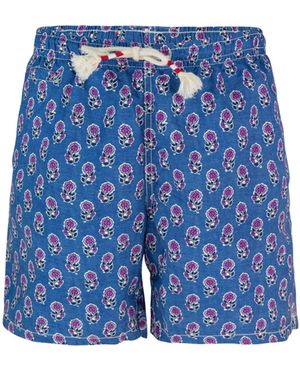 Mc2 Saint Barth Kostüm Caprese Fiore Blu - Blau