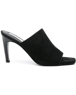 TOTEME Mules Aus Velours 90Mm - Schwarz