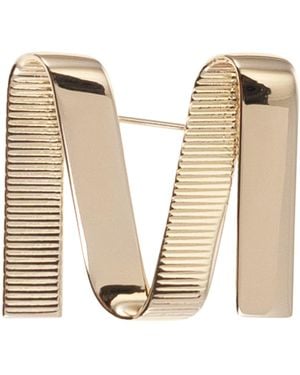 Max Mara Mgrosgrainpin Metal M Pin - Natural