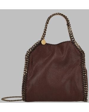 Stella McCartney Stitched Mini Shoulder Bag - Brown