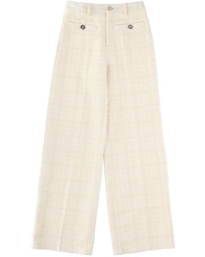 Gucci Cotton Tailored Trousers - Natural