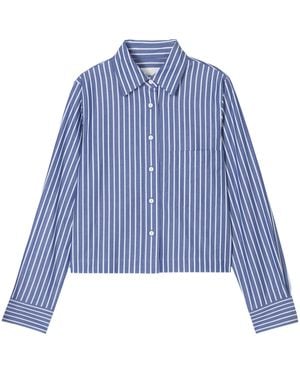 Closed Gesloten Bijgesneden Klassiek Shirt - Blauw