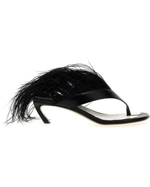 Lanvin 'talon Swing' Sandalen - Zwart