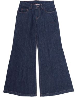 Marni Mp251 F Pantaloni - Blue