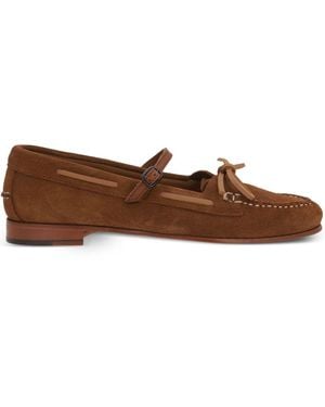 Hereu Lorea Ballerinas Aus Wildleder - Braun