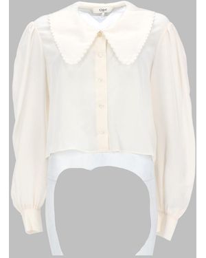 Chloé Modern Essential Top - White