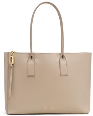 Marc Jacobs Pop J Mittelgroße Ledertasche - Natur
