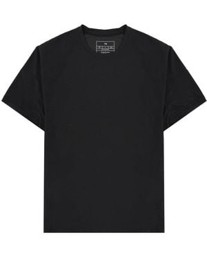 Y-3 T Shirt Con Patch Logo - Black