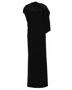 THE GARMENT Long Dress With Scarf - Black