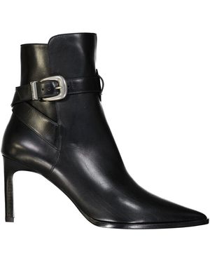 Celine Jodphur Lederstiefel - Schwarz