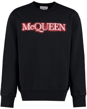 McQueen Logo Sweatshirt - Schwarz