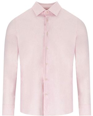 ARCHIVIUM Linen Effect Shirt - Pink