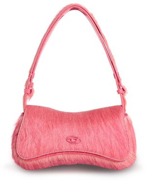 DIESEL 'Play' Pony Hair Clutch - Pink