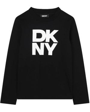 DKNY T-Shirt With Logo - Black
