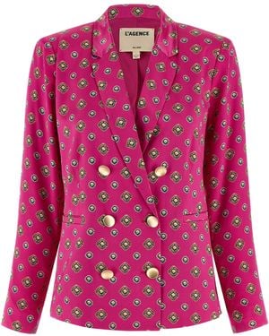 L'Agence 'Colin' Blazer - Pink