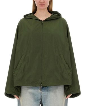 Balenciaga Hooded Jacket Size 2 For - Green