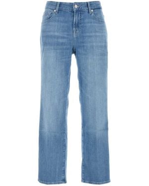 7 For All Mankind Stretch Denim Jeans - Blue