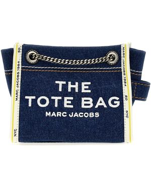 Marc Jacobs 'the Denim Chain Crossbody Tote' Crossbody Bag - Blauw