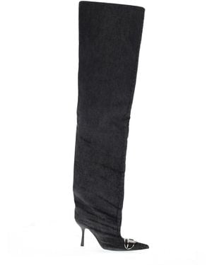 DIESEL Cotton Boots - Black