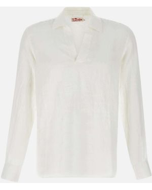 Mc2 Saint Barth Ventotene Linen Shirt - White
