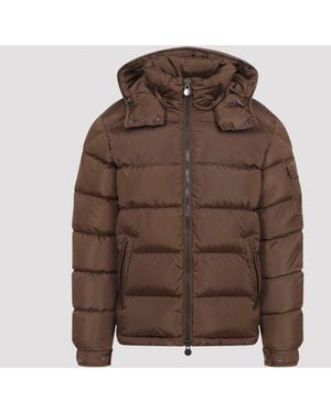 Moncler Maya Matte Short Down Jacket - Brown