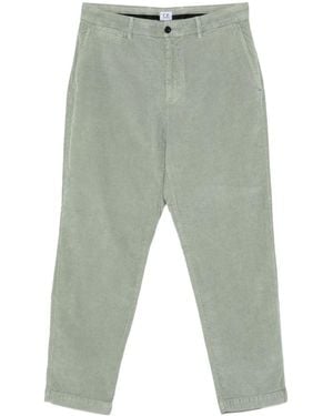 C.P. Company Velvet Chino Trousers - Green