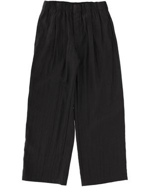 Our Legacy Linen-Blend Trousers - Black