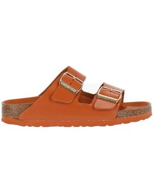 Birkenstock Arizona Hex Kurkuma, Amalfi Natural Leather, S - Brown
