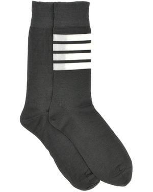 Thom Browne '4 Bar' Socks - Black