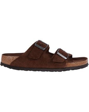 Birkenstock Arizona Sfb Carafe Tonal, Suede Leather, S - Brown
