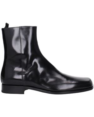 Prada Stivaletti Uomo Pelle Nero - Black