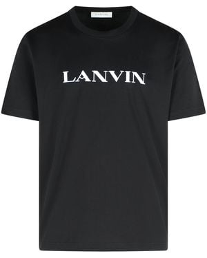 Lanvin Cotton T Shirt - Black