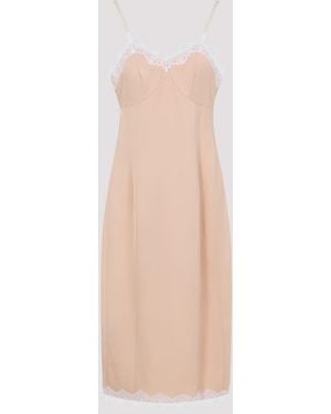 Carven Lingerie Midikleid aus Viskose - Pink