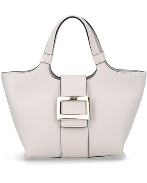 Roger Vivier Belle Vivier Mini Bag - White