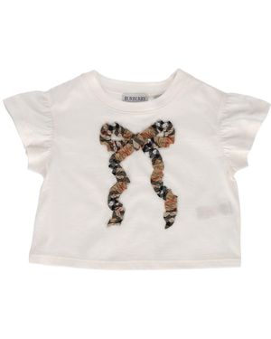 Burberry Inf Meisje T-shirts - Wit