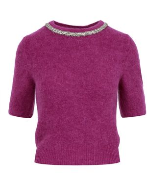 SIMONA CORSELLINI Sweaters Magenta - Morado
