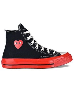 Comme des Garçons Chuck Taylor High-Top Sneakers - Red