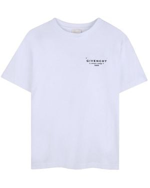 Givenchy T-Shirt Con Stampa Sul Retro - White