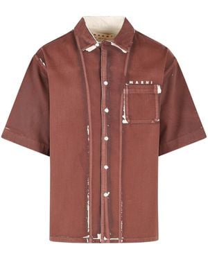 Marni Cotton Shirt - Red