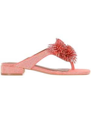 Kurt Geiger Pom Pom Korallsandalen - Pink