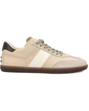 Tod's Gestreifte Sneakers - Weiß