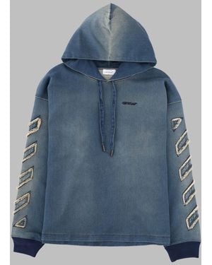 Off-White c/o Virgil Abloh Design Sweatshirt - Blue