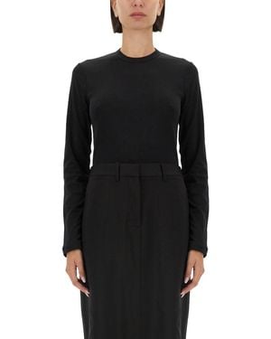 Helmut Lang Solid Crew Neck T-Shirt - Black
