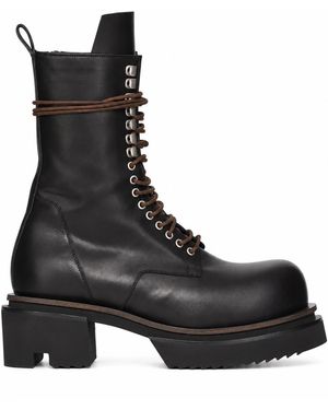 Rick Owens Schnürschuh Bogun - Schwarz
