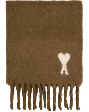 Ami Paris Scarf Cloud Knit - Green