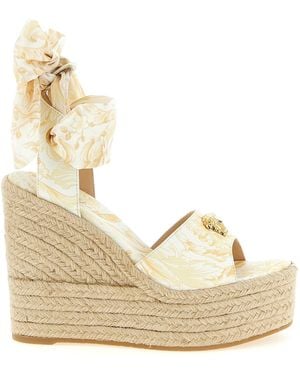 Versace "La Medusa" Wedges - Natur