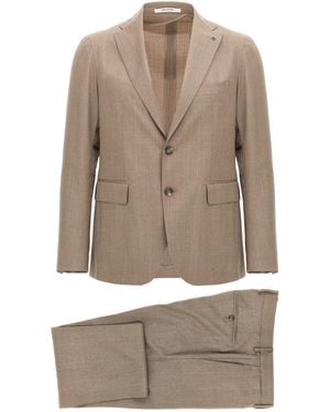 Tagliatore 'Vesuvio' Kleid - Braun