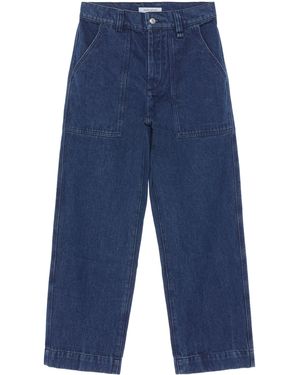 Maison Kitsuné Maison Kitsuné Workwear Hosen - Blau