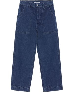 Maison Kitsuné Maison Kitsuné Workwear Hosen - Blau